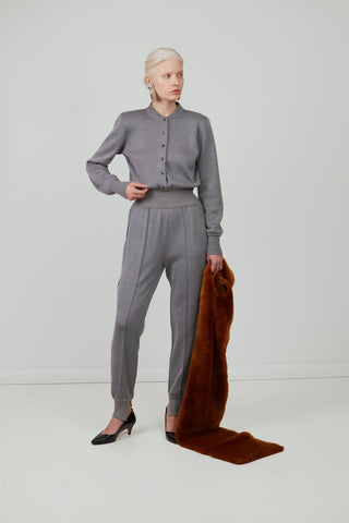 Tapered-Leg Jumpsuit