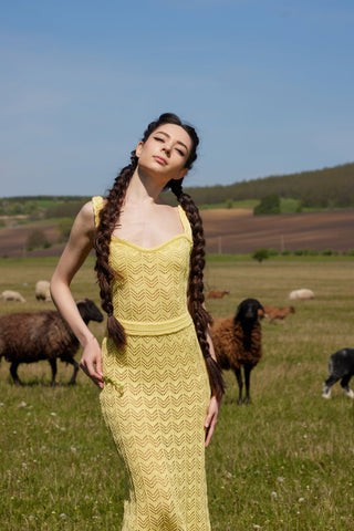 Openwork Detail Dress