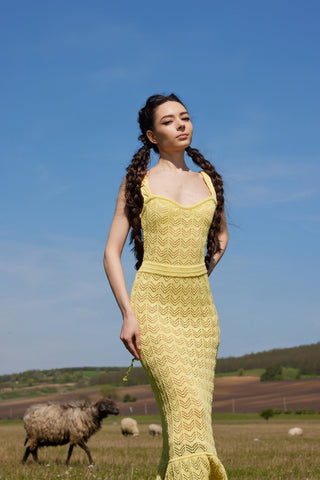 Openwork Detail Dress