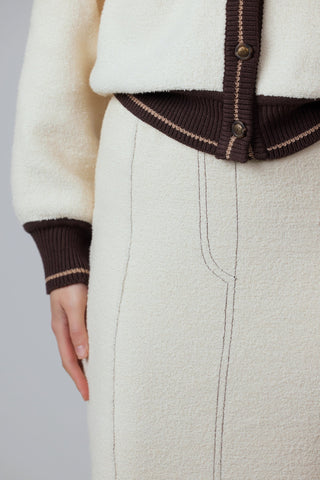 Set: Bomber & Skirt with Statement Details