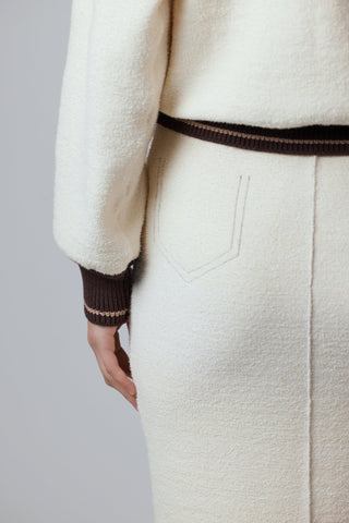 Set: Bomber & Skirt with Statement Details