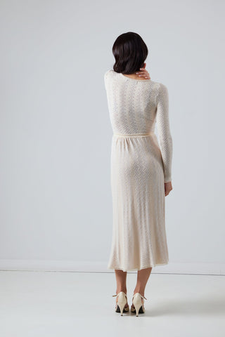 Intarsia Knit Dress
