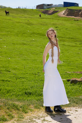 Handcrafted One-Shoulder Dress