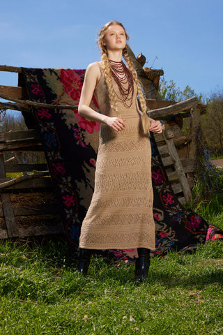 Linen Openwork Sundress