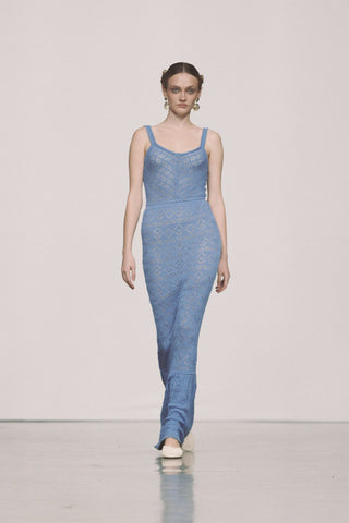 Lace Floor-Length Dress